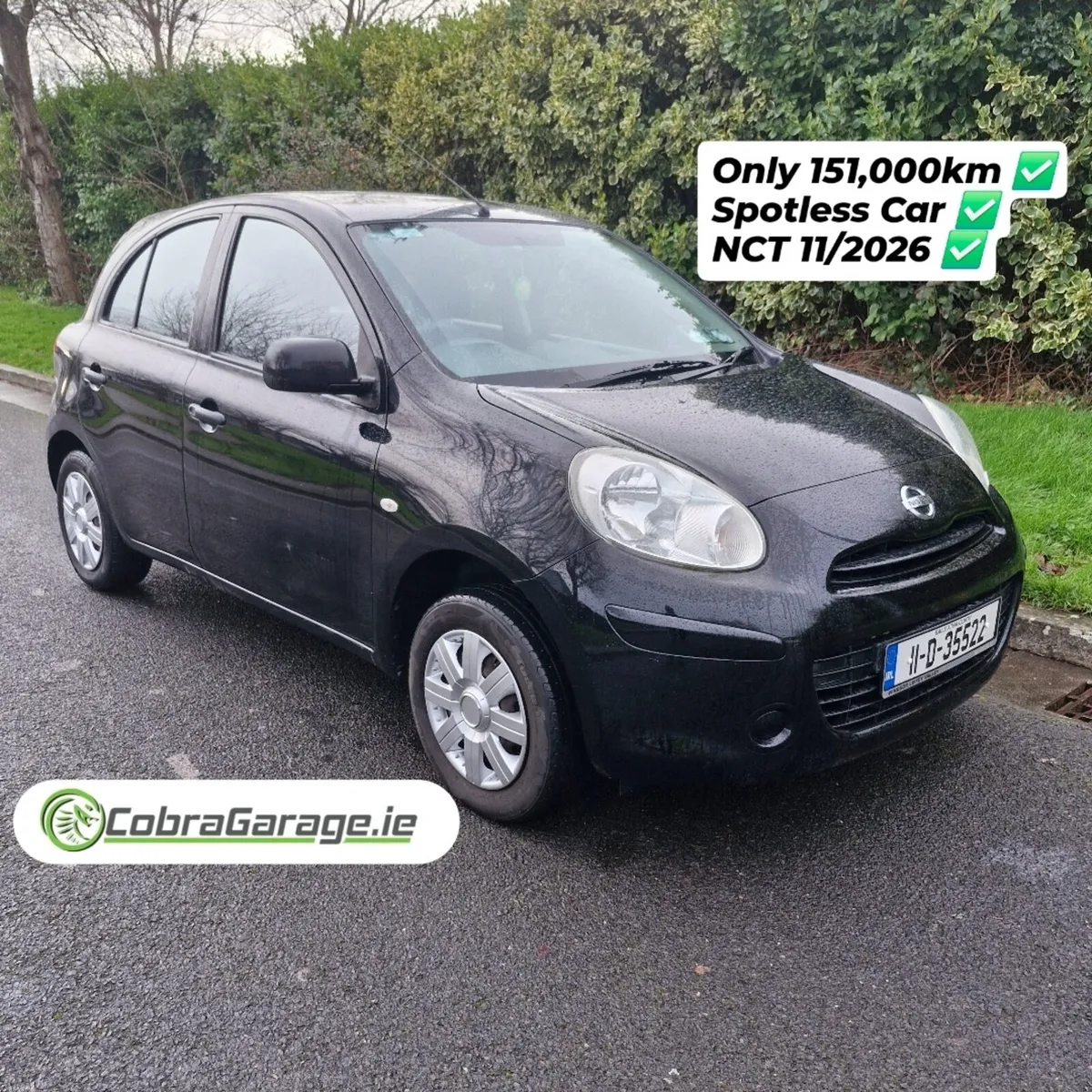 Nissan Micra 2011 Low KMs NCT 11/26 - Image 1