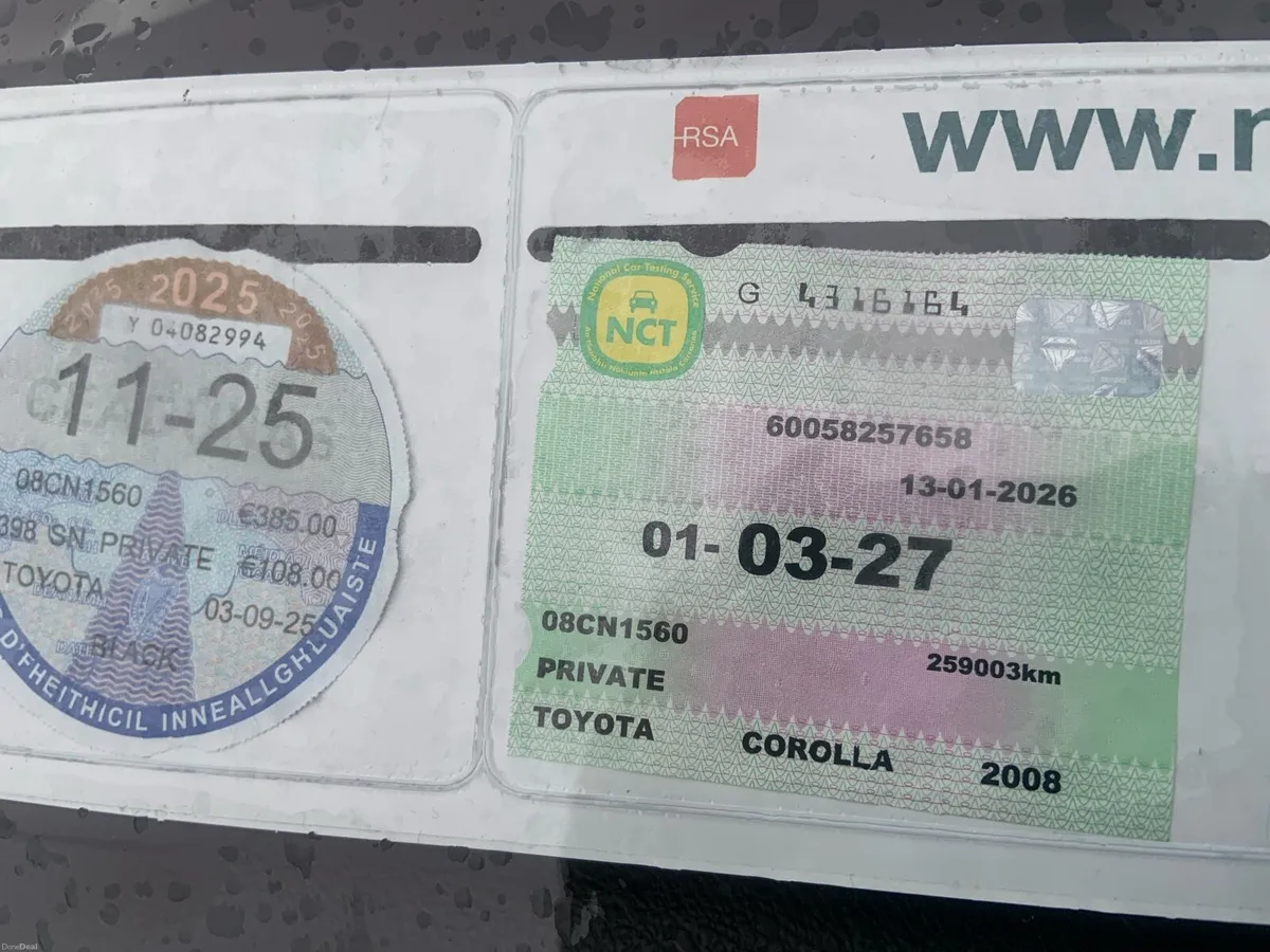 TOYOTA COROLLA 1.4 LUNA BRAN NEW NCT  MARCH 27 - Image 2