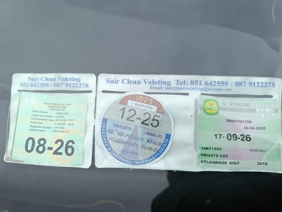 VW Golf 1.4 Petrol NCT 09/2026 - Image 2