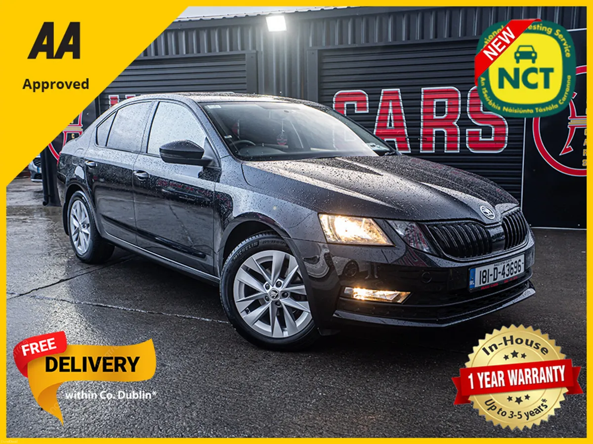 2018 Octavia 1.6tdi/Carplay/New NCT/1yr warranty - Image 1