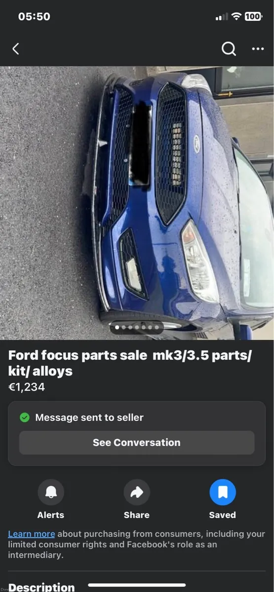 Ford focus mk 3.5 body kit - Image 2