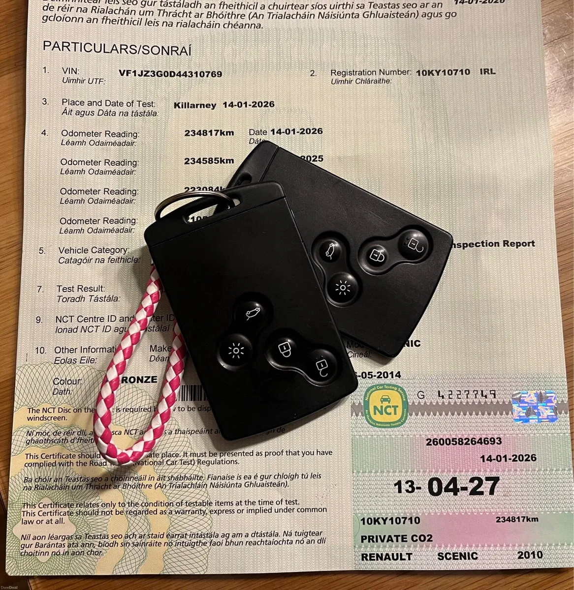 Renault Scenic 1.5 DCI NEW NCT 04/27 - Image 2