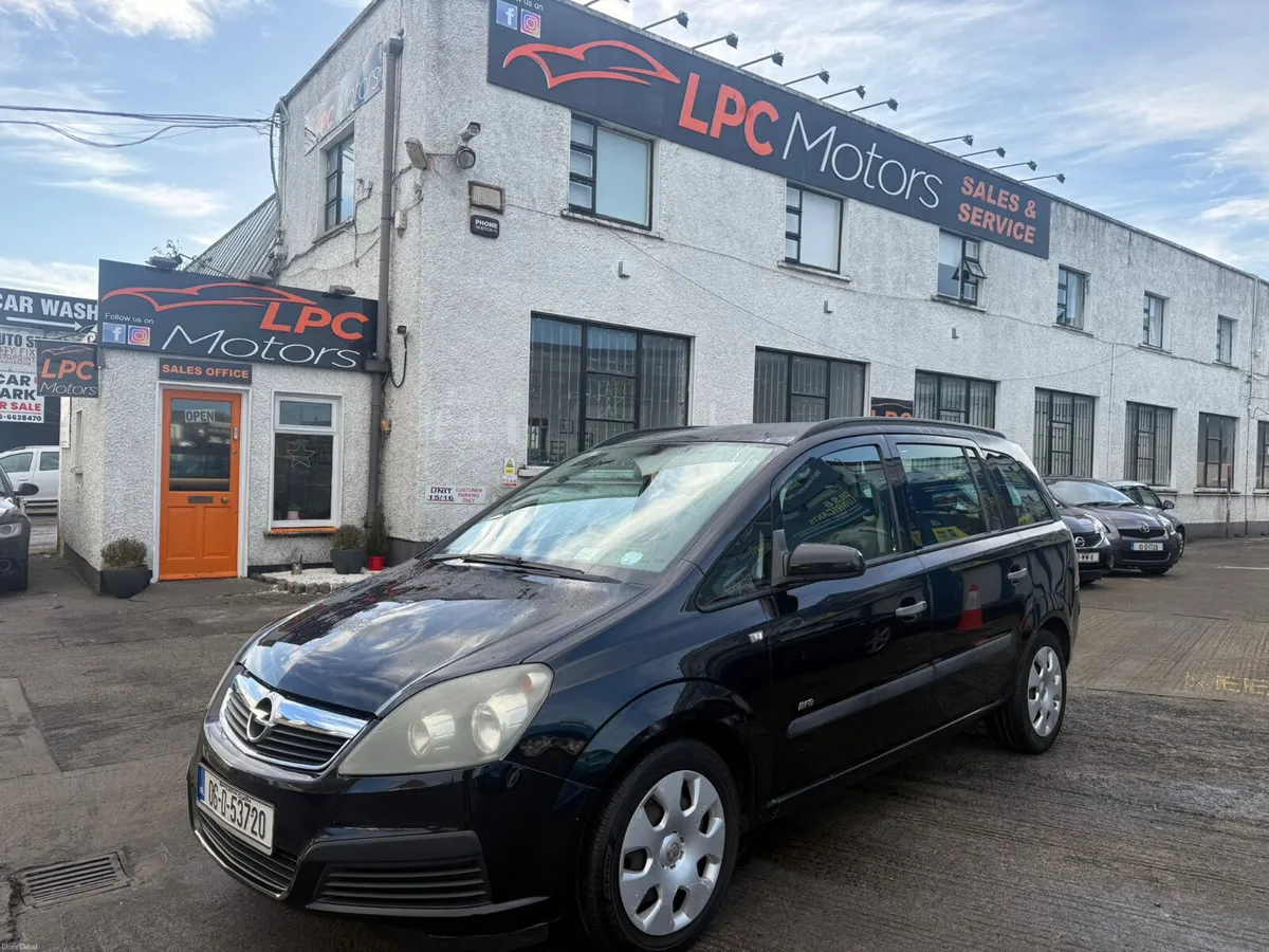 Opel Zafira 2006 low mileage 7 seater - Image 1