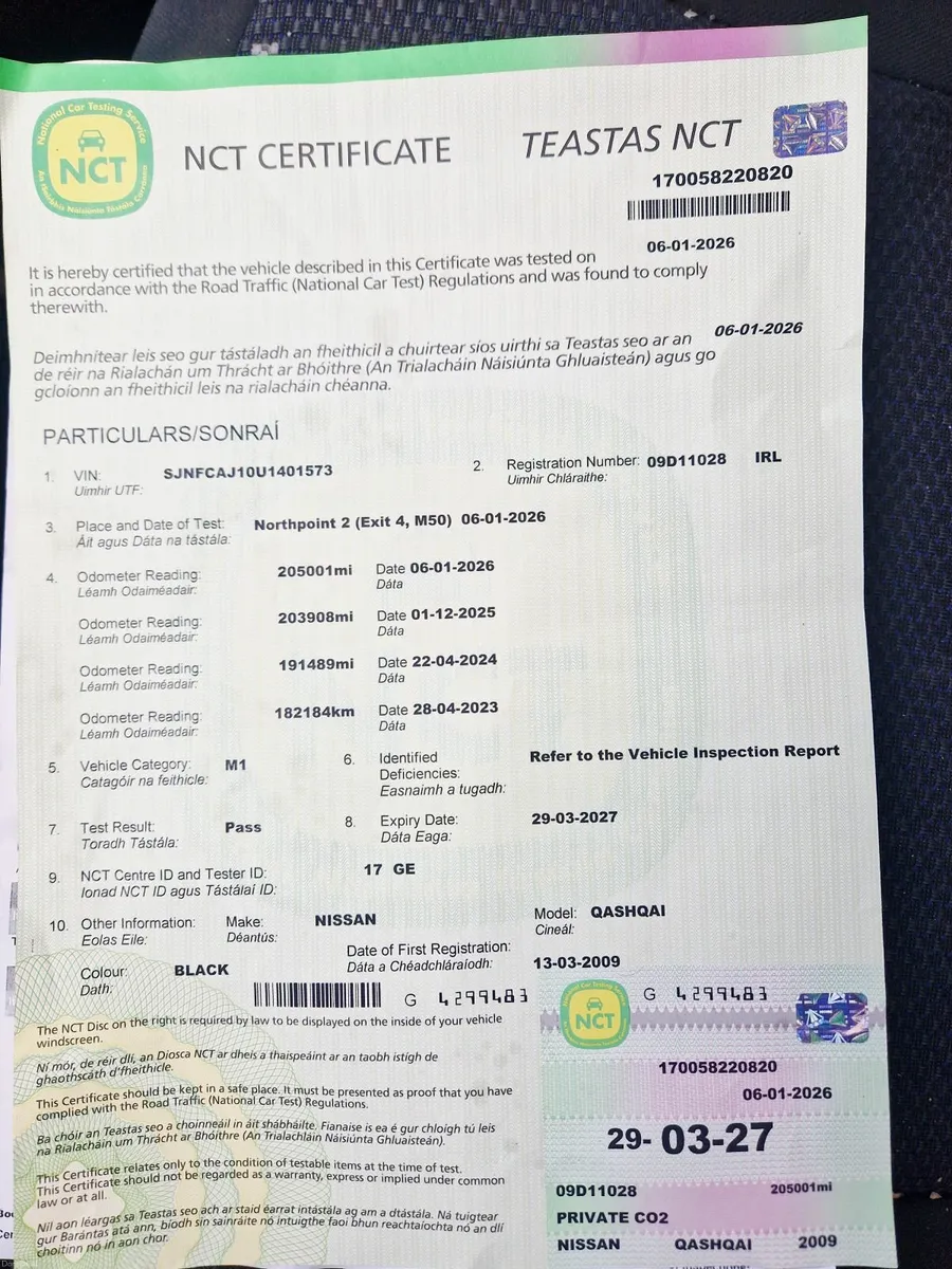 Qashqai 2009 NCT 03/27 1.5 dci / open to offers - Image 2