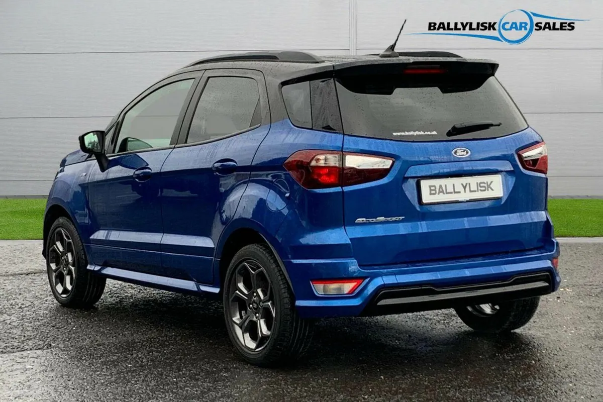 Ford EcoSport 1.0T 125PS ST-Line in Blue with 26K - Image 2