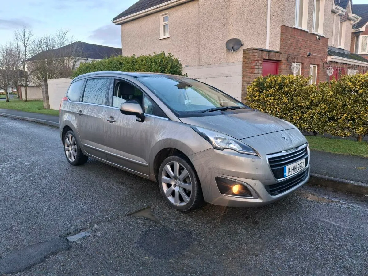2014 Peugeot 5008 1.6HDI 7Seater NEW NCT Low Kms - Image 1
