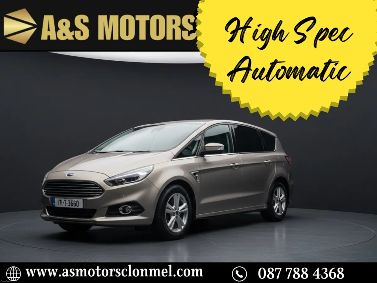 🔥Ford S-Max 2017 2.0 Tdci 180hp Automatic 7 Seats - Image 1