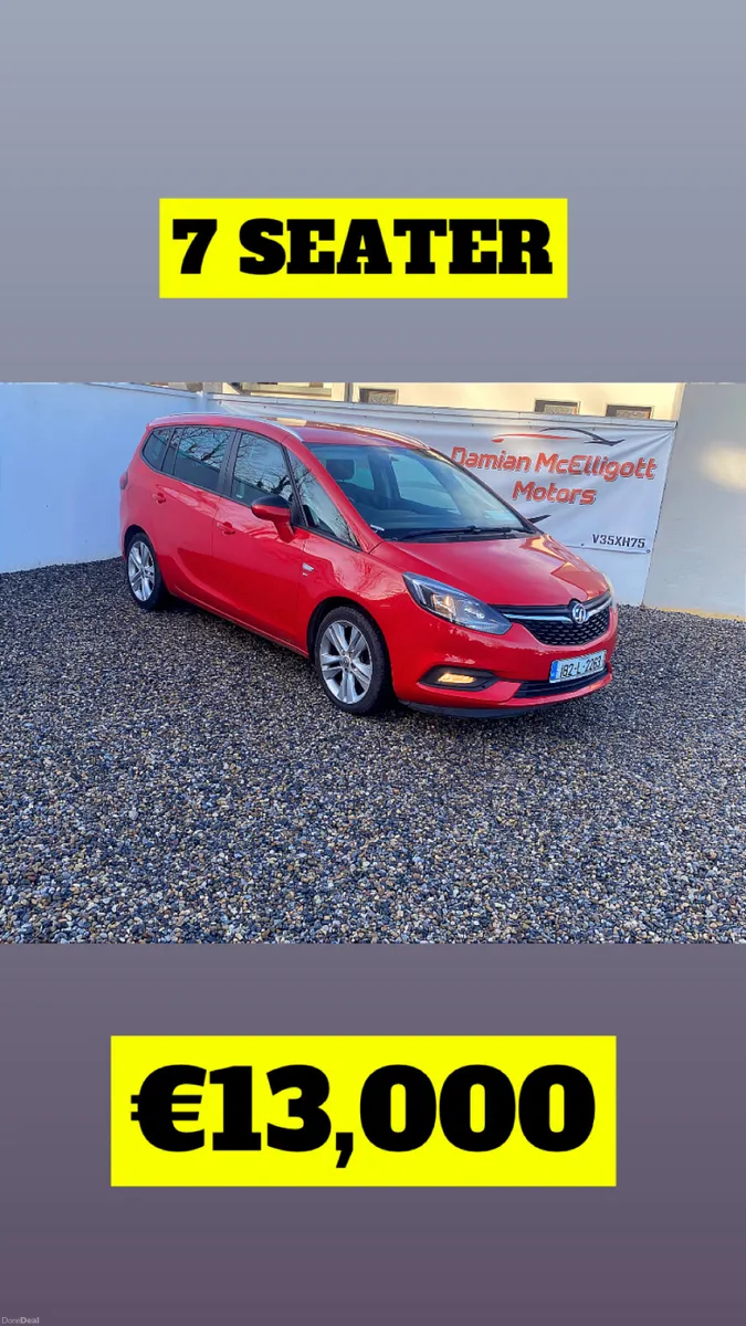 2018 OPEL ZAFIRA TOURER 7 seater - Image 3