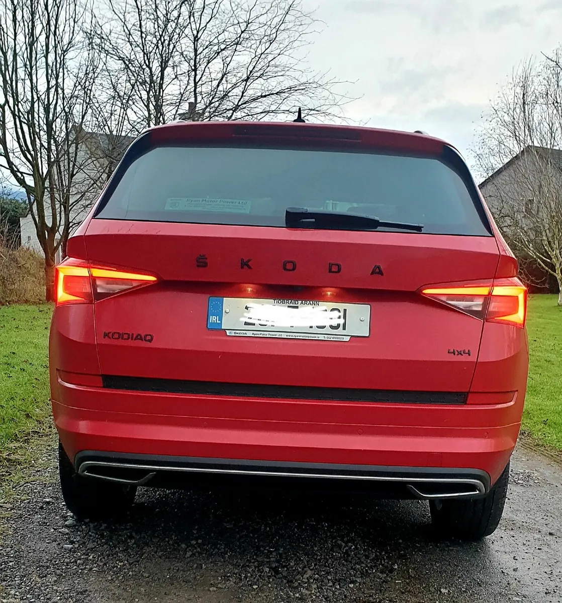 4x4, 7 Seater Red Skoda Kodiaq 2020 - Image 2