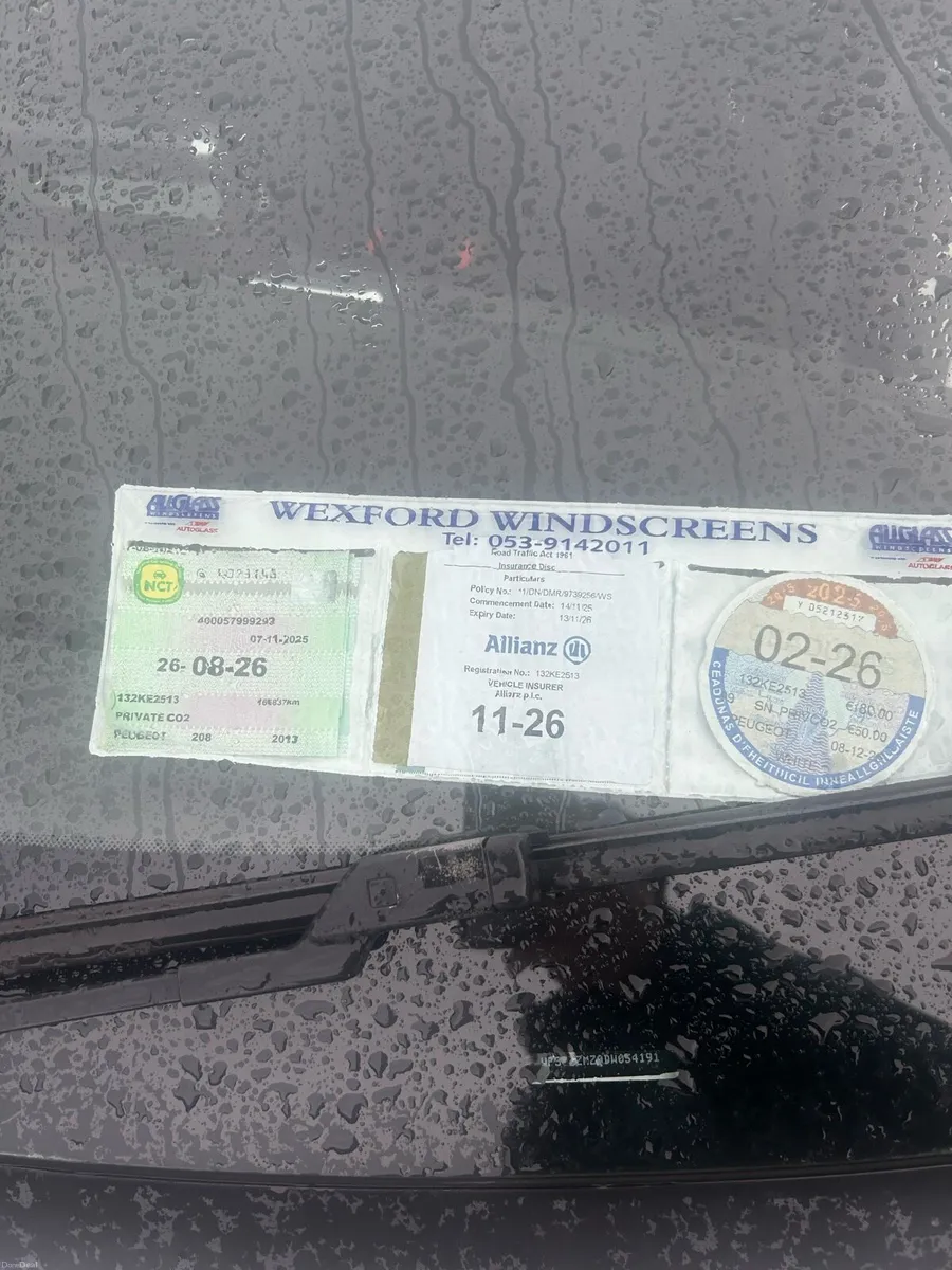 Peugeot 208 2013 nct 08/26 - Image 2