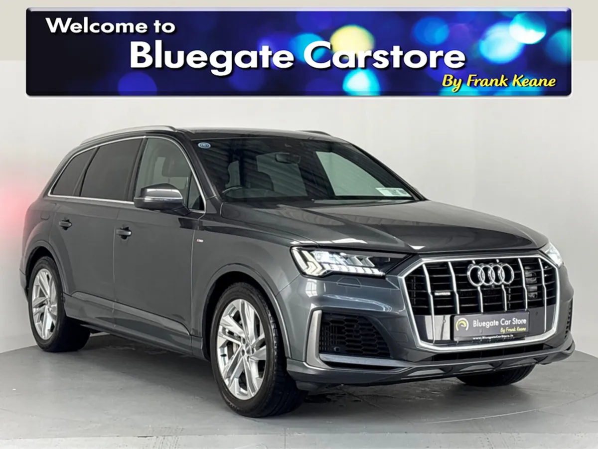 Audi Q7 55 TFSI E 3.0 S LINE**BLACK LEATHER INTERI - Image 1