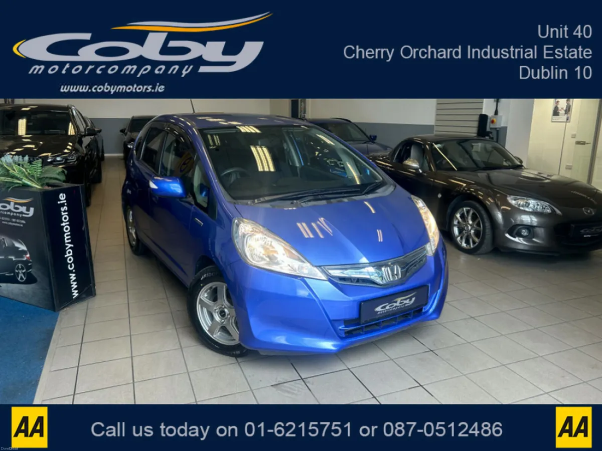 Honda Fit 1.3 HYBRID 5DR AUTO 1.3. New NCT, 2 Keys - Image 1