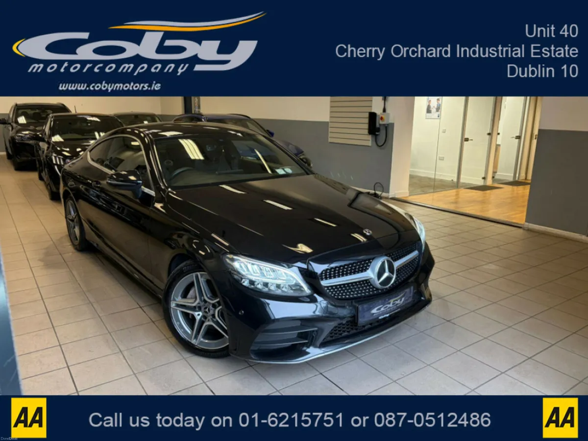 Mercedes-Benz C-Class C220D AMG LINE EDITION 2DR A - Image 1