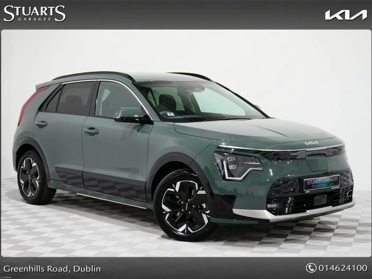 Kia Niro 64KW LONG RANGE: CITY SCAPE GREEN, FULL L - Image 1