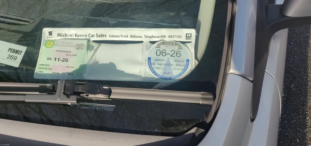 Ford Focus 2010 Diesel with hitch, NCT11/26 - Image 2