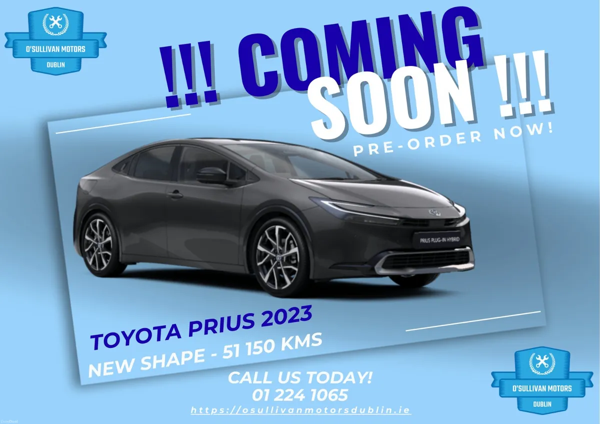 TOYOTA PRIUS 2023 / PLUG-IN HYBRID / IRISH CAR
