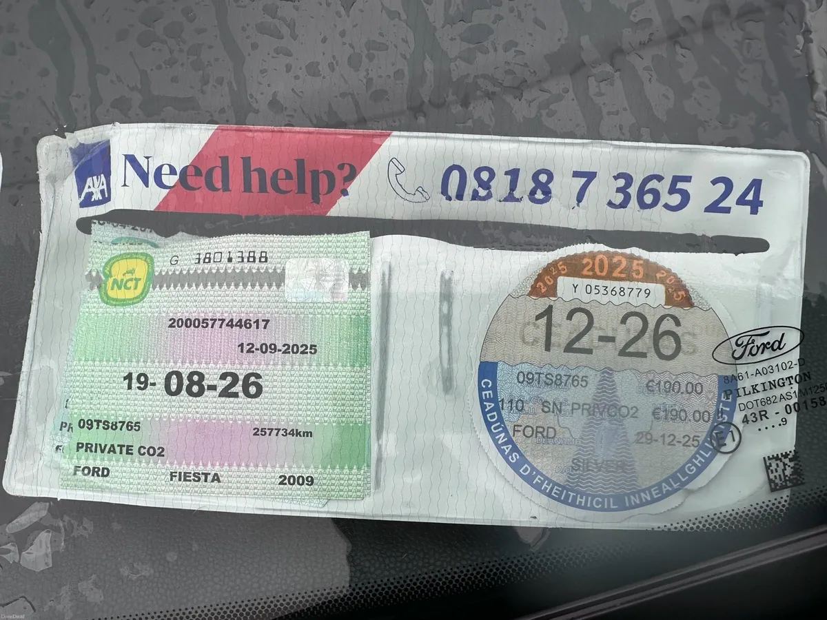 Ford fiesta 1.4 diesel with NCT and tax - Image 3