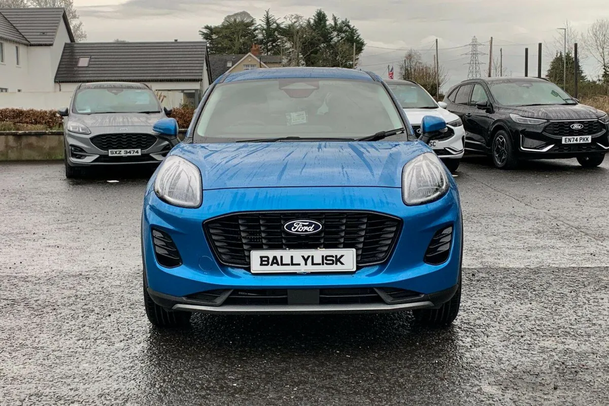 Ford Puma 1.0T 125PS Titanium in Aqua Blue with 4K - Image 4