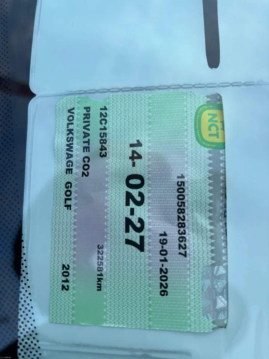 Volkswagen Golf 2012  DIESEL  ESTATE NCT 2027 - Image 3