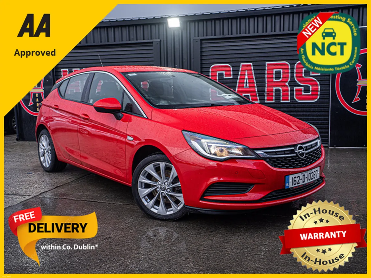 162 Astra 1.6cdti/High spec/New NCT/Warranty - Image 1