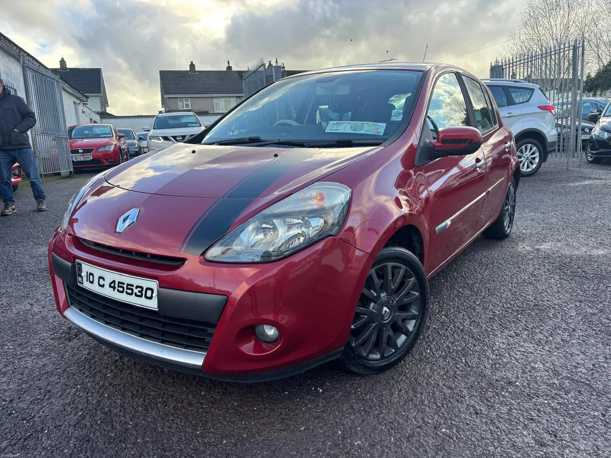 Renault Clio 2010 PETROL  NCT PLUS  TAXED - Image 1