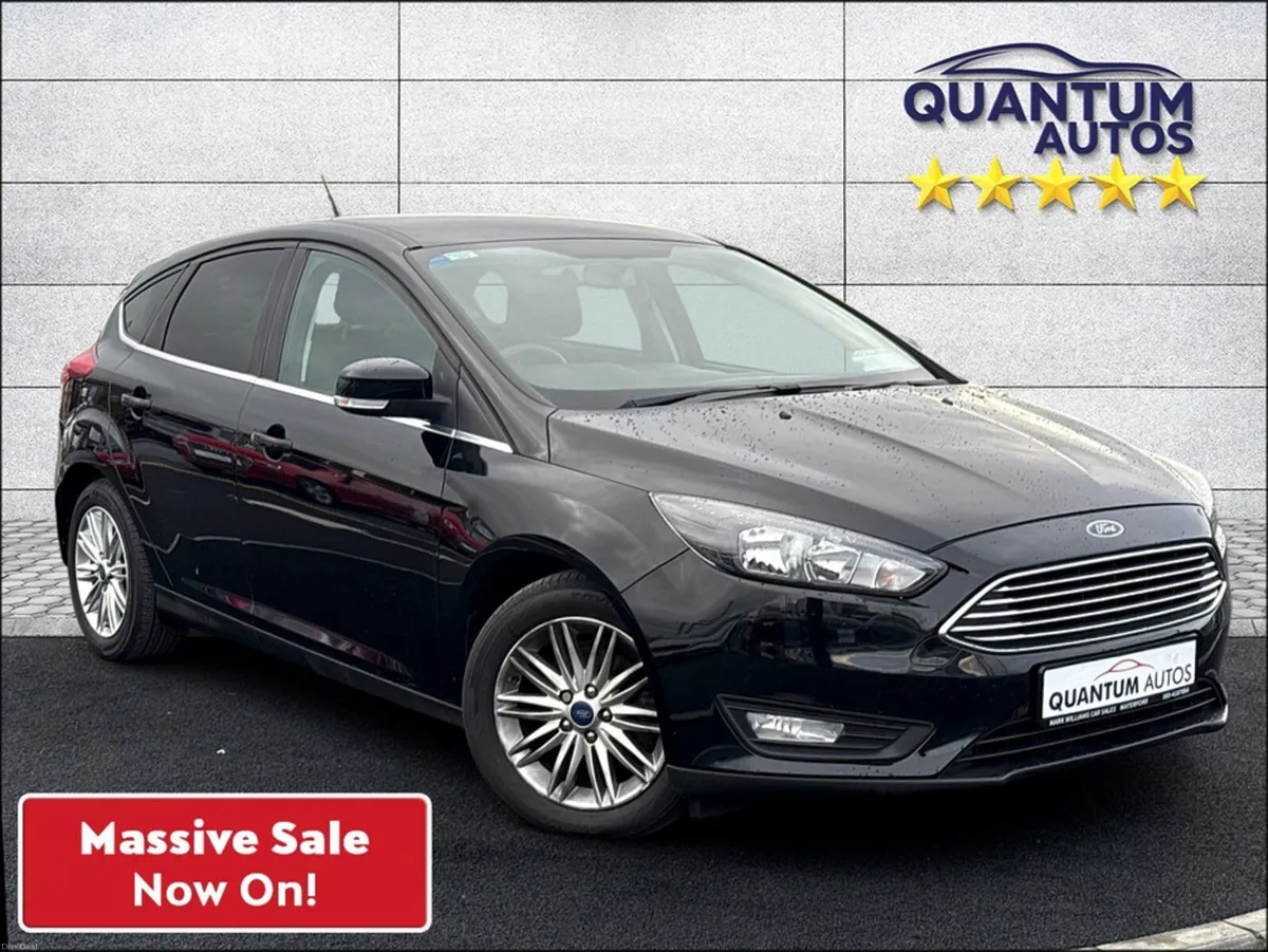 Ford Focus 2017 ZETEC EDITION 1.5TDCI 120BHP €68PW - Image 1