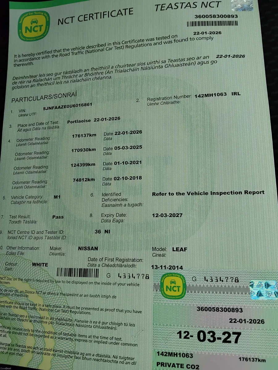 Nissan Leaf 2014 - Image 2