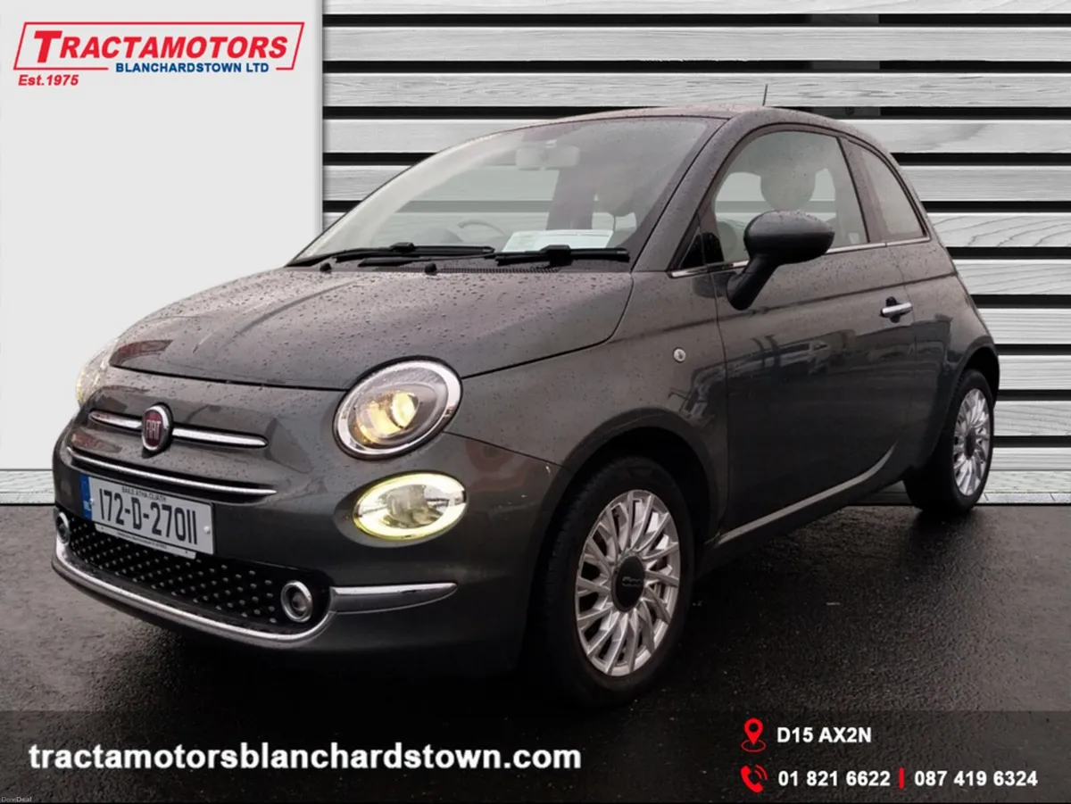 Fiat 500 1.2 LOUNGE 69BHP 3DR AUTO - Image 1