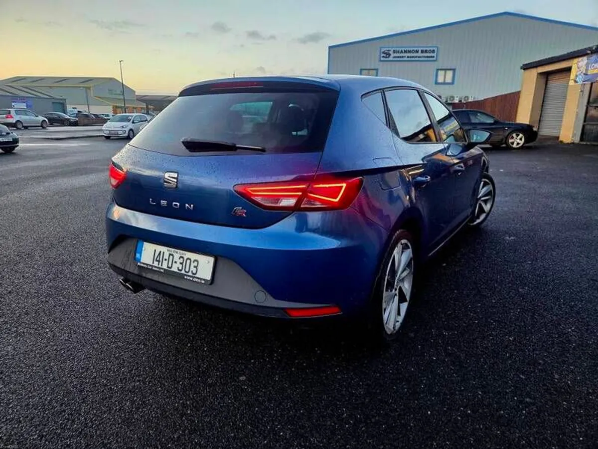 SEAT LEON FR 2014 2.0 Diesel Stunning Blue NCT & T - Image 4