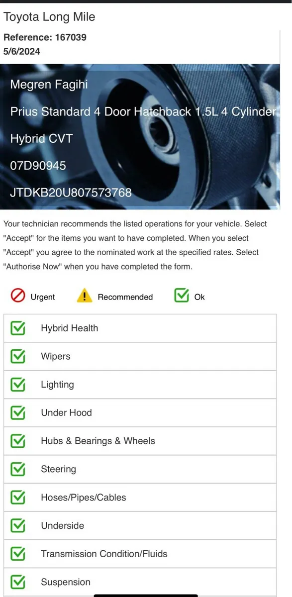 Toyota Prius Hybrid NEW NCT - Image 2