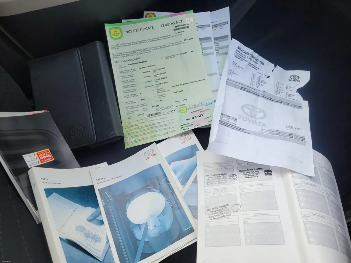 Toyota Yaris New Nct 1-27 Low Miles 89k One Owner - Image 2