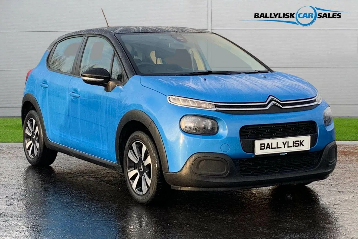 Citroen C3 1.2 PureTech 82PS Feel in Blue with 81K - Image 1