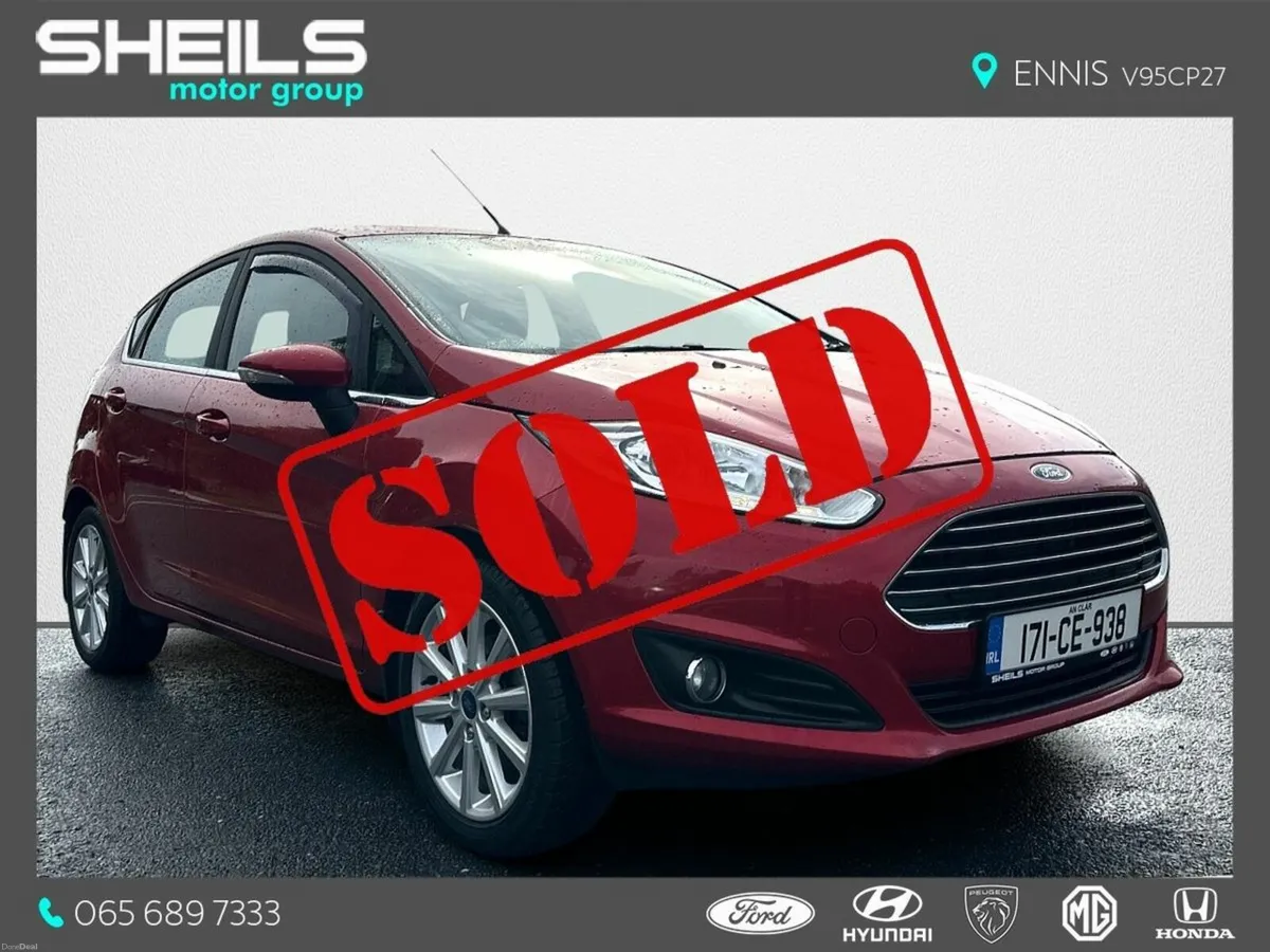 Ford Fiesta *SOLD* 1.0 Petrol Titanium - Image 1