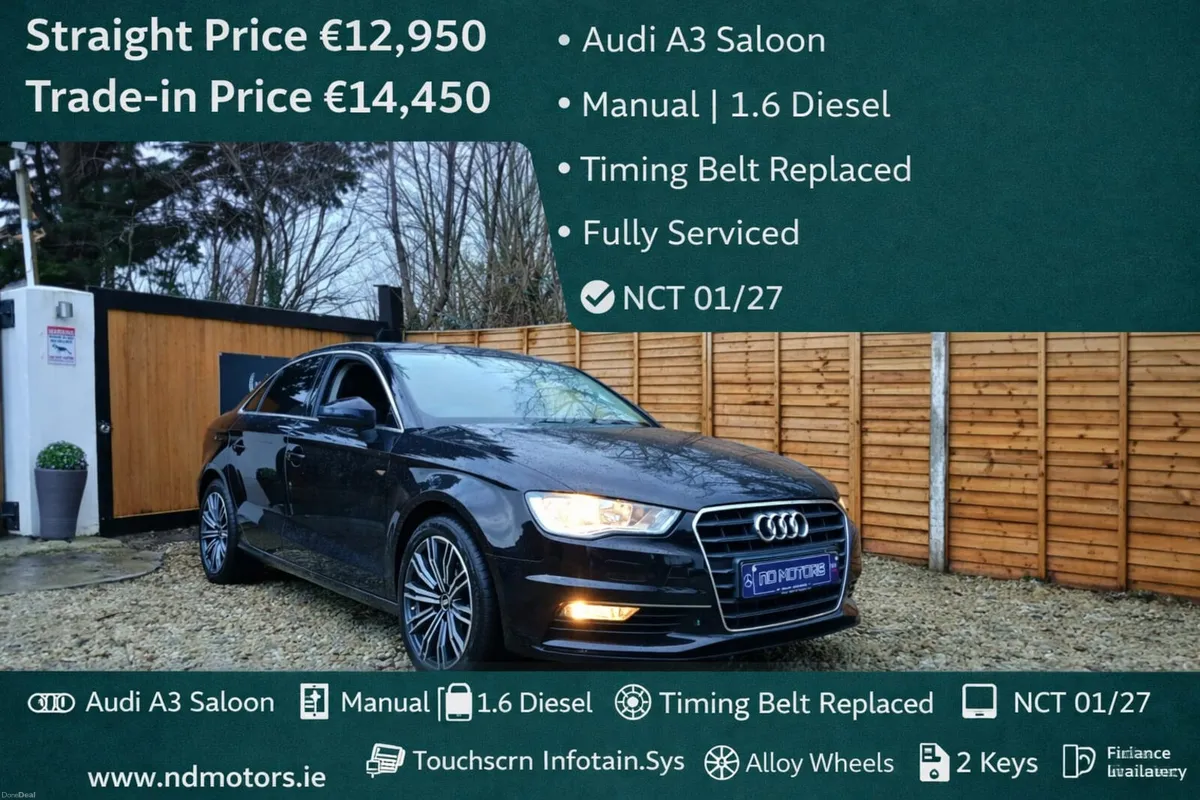 🆕️2014 Audi A3 1.6TDI Saloon🆕️ - Image 1