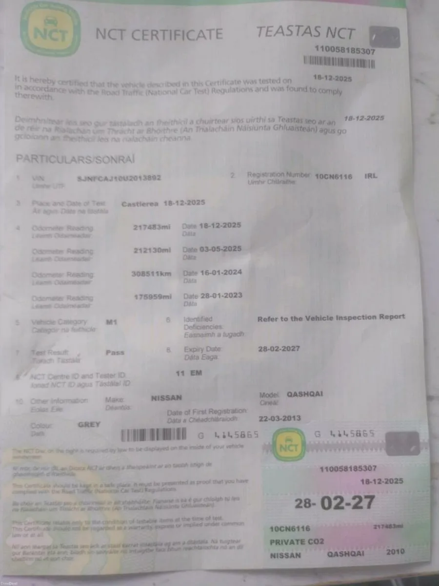 2010 nissan qashqai acenta 1.5  diesel - Image 2