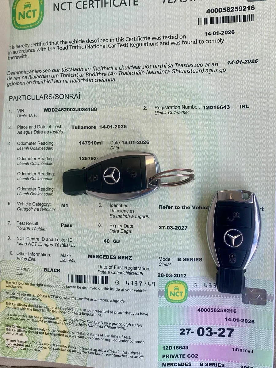 Mercedes-Benz B-Class 2012 - Image 2