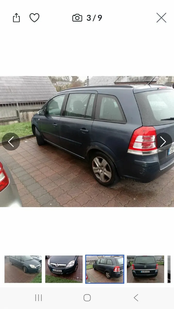 Vauxhall Zafira 2009 - Image 3
