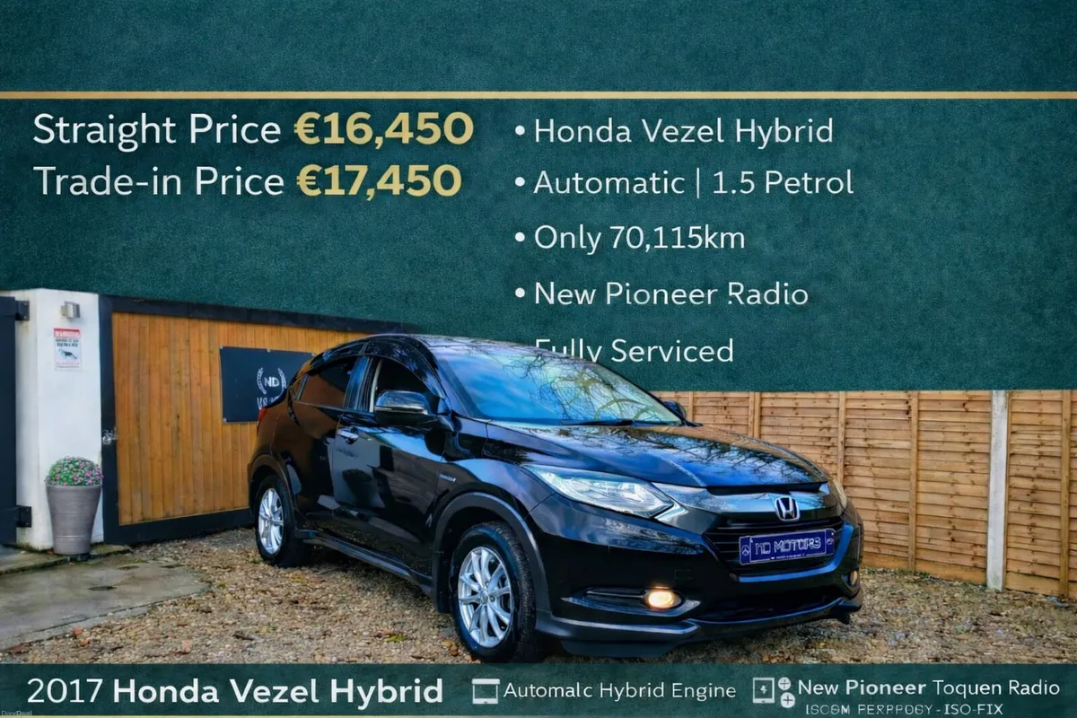 🆕️2017 Honda Vezel 1.5 Hybrid Automatic🆕️ - Image 1