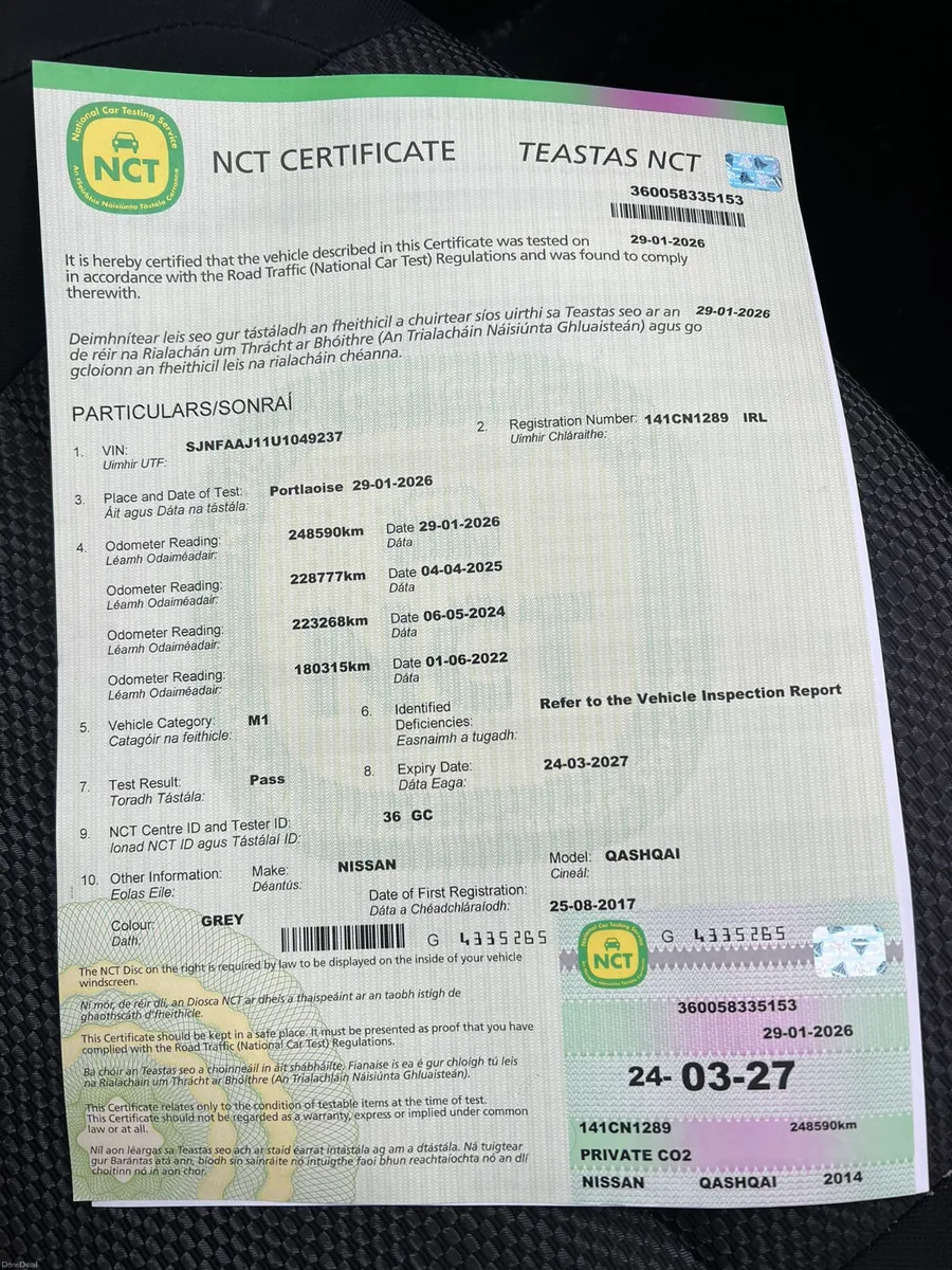 Nissan Qashqai 2014 1.5 DCI new nct 4/27 tax 5/26 - Image 3