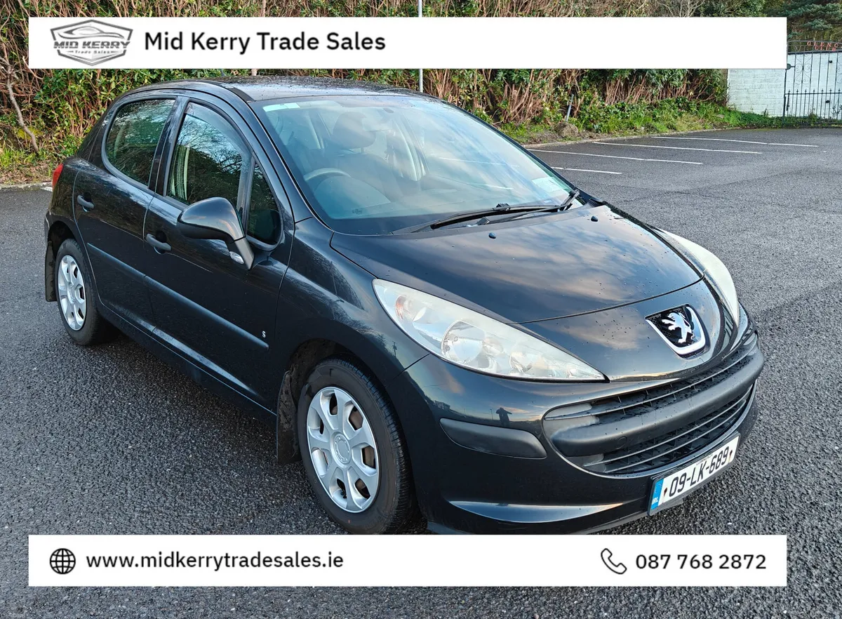 09 Peugeot 207 NCT & TAX - Image 1