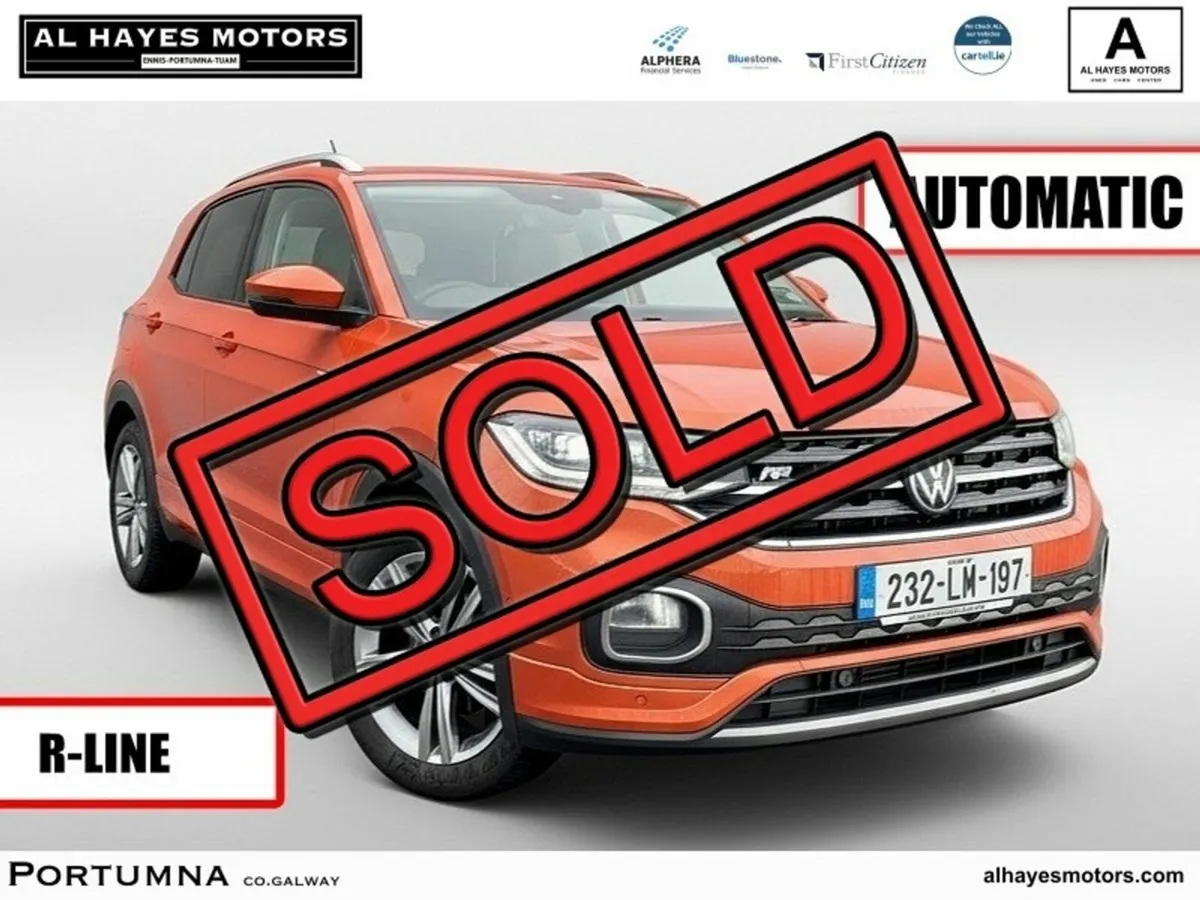 Volkswagen T-Cross SOLD SOLD AUTOMATIC R-LINE 1.0 - Image 1