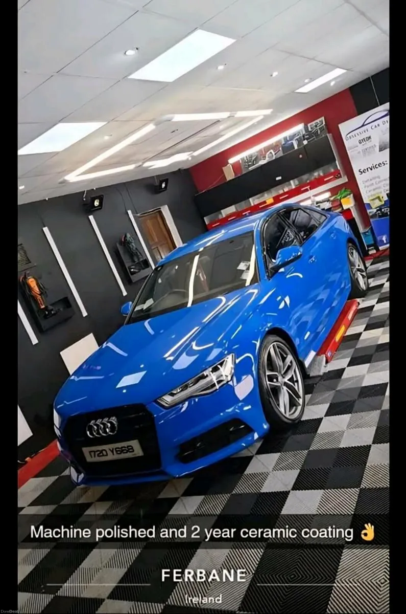 Porsche Voodoo Blue Audi A6 S-line black edition - Image 1