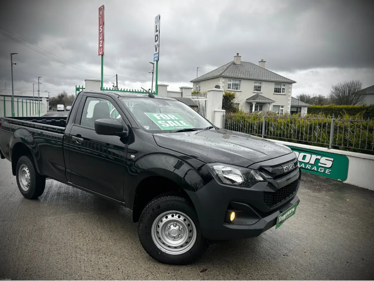Isuzu D-Max BLACK 2 SEATER SINGLE CAB €333 ROAD TA - Image 1