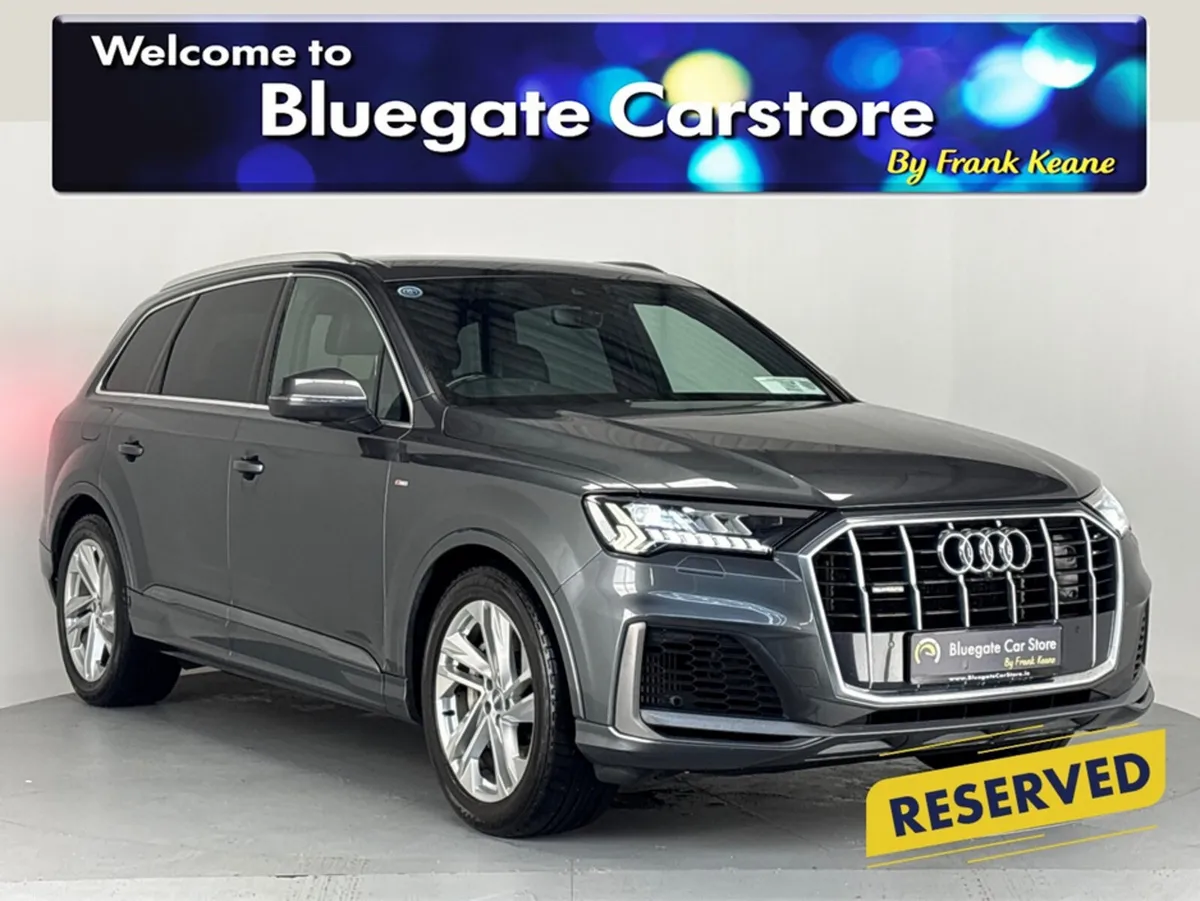 Audi Q7 55 TFSI E 3.0 S LINE**BLACK LEATHER INTERI - Image 1