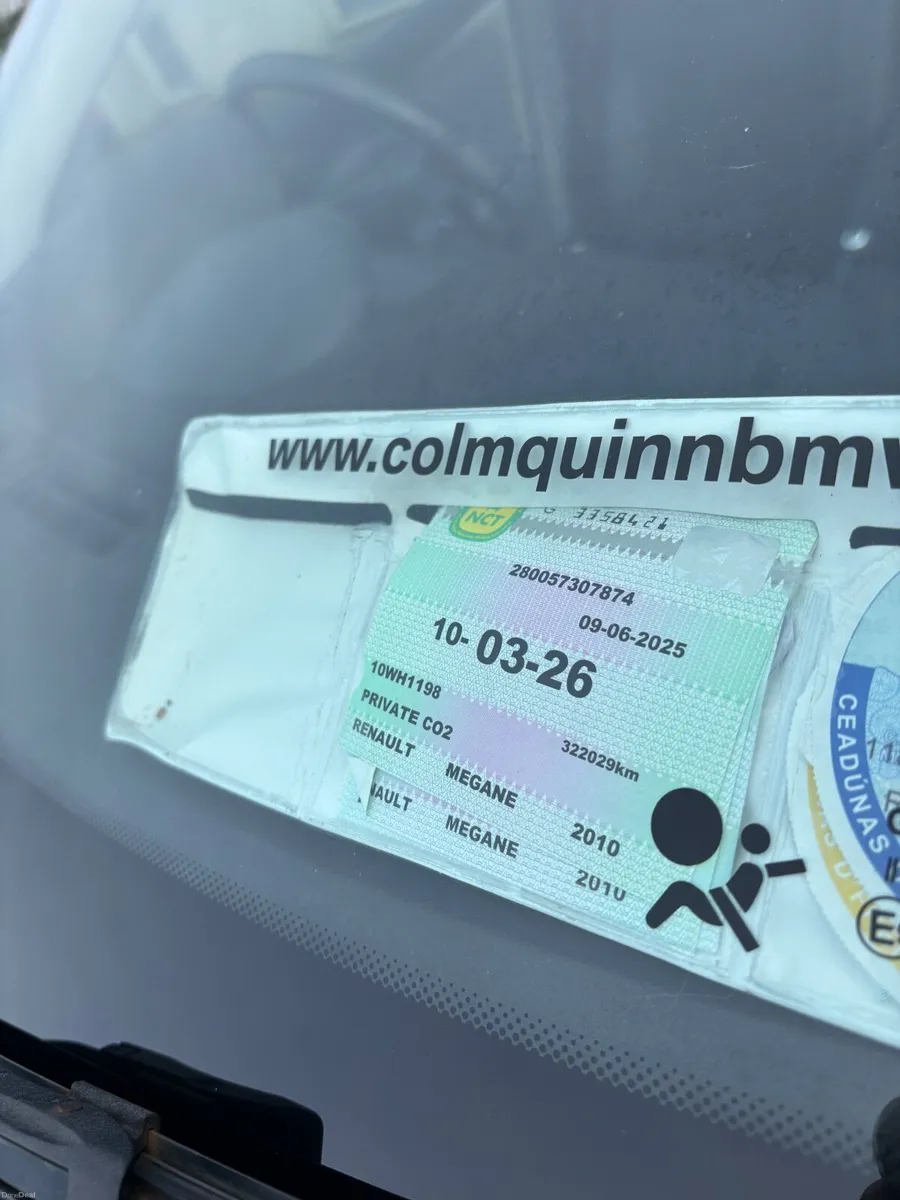 Renault Megane 2010: NCT 26/ Diesel - Image 2