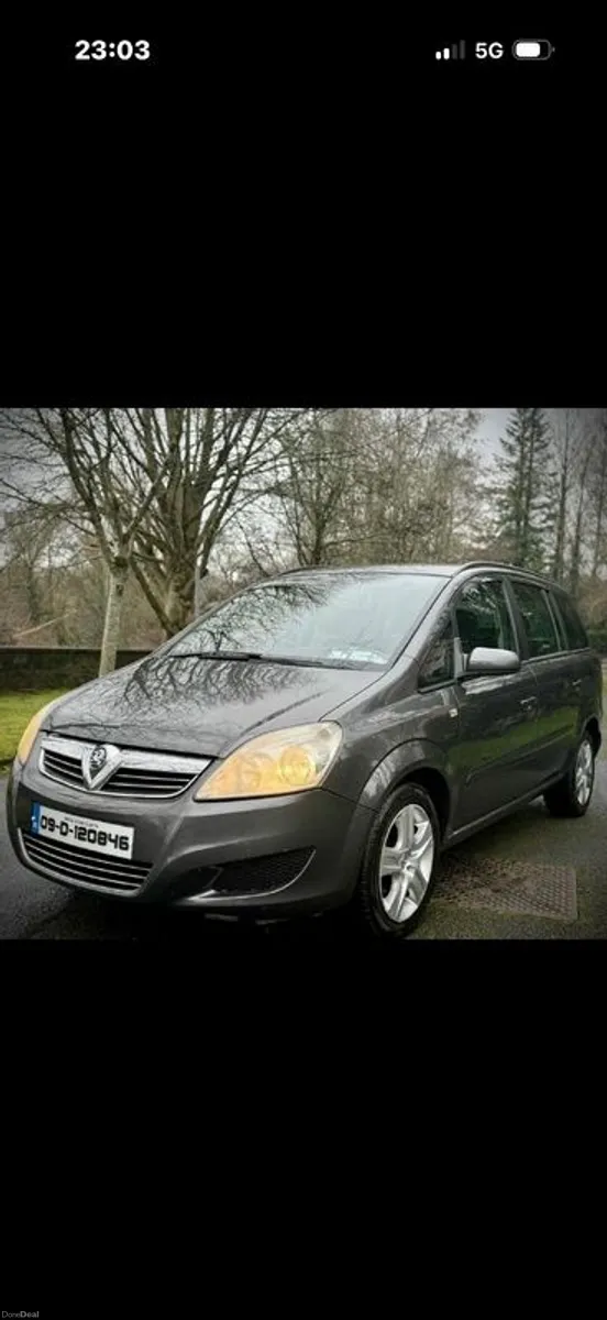 2009 Vauxhall Zafira - Image 1