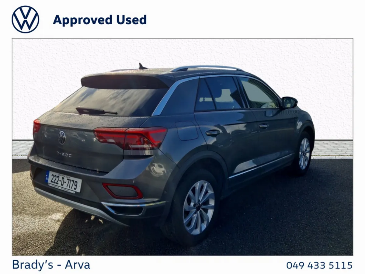 Volkswagen T-Roc STYLE 1.0 TSI 110BHP M6F - Image 3