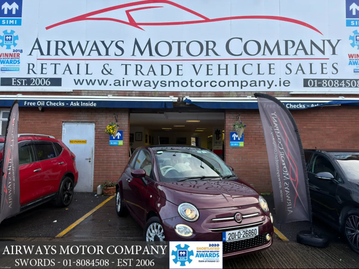 Fiat 500 LOUNGE 1.0 3DR - PANROOF & LOW KMS - Image 1