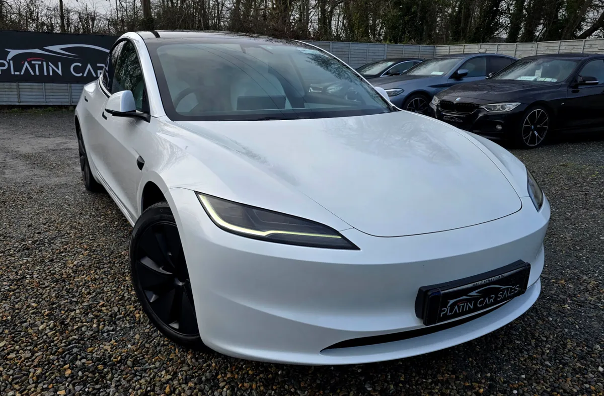 🔥 2024 Tesla Model 3 Highland RWD White Interior - Image 1