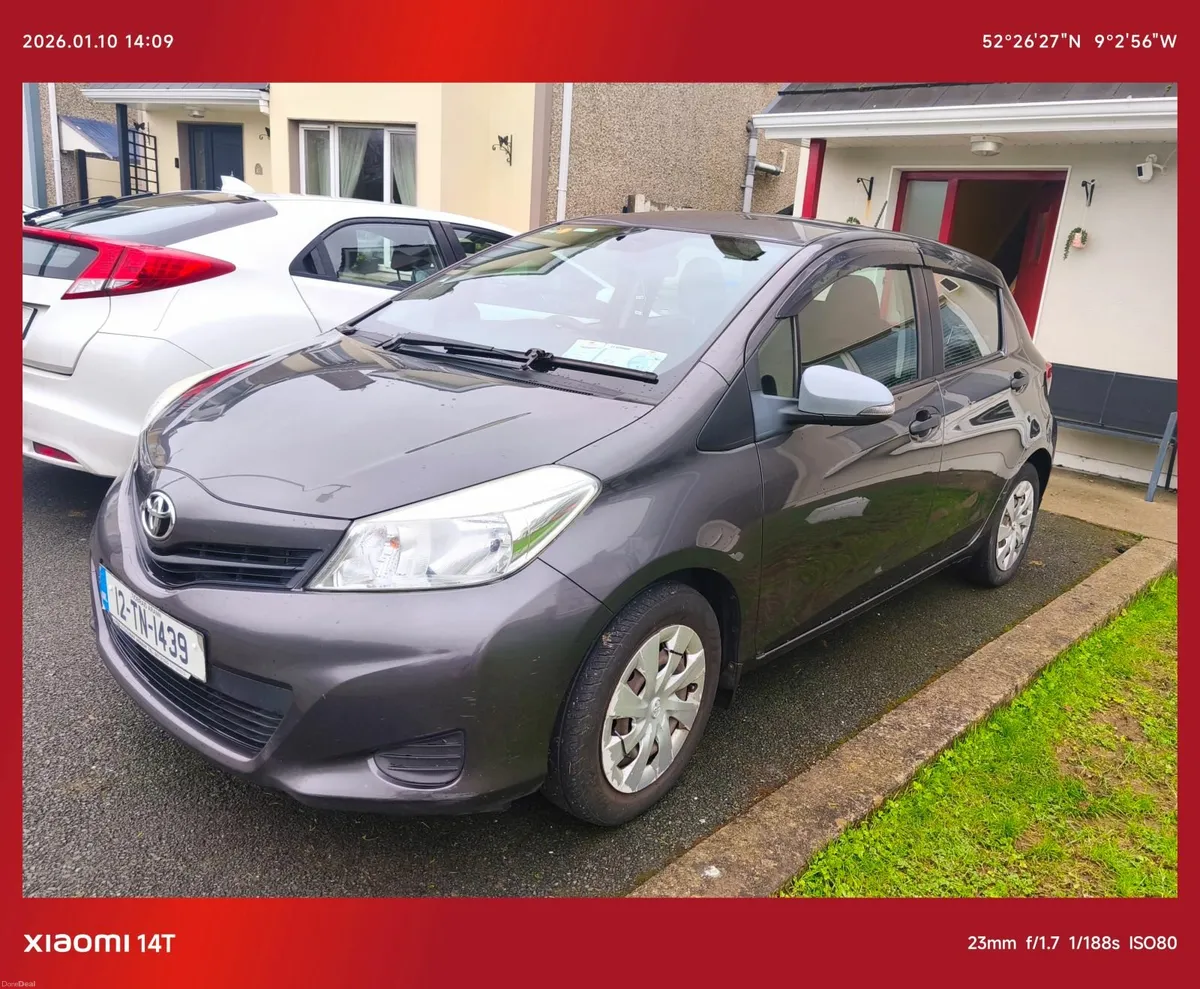 Toyota Yaris terra, petrol 1 litre 2012 - Image 1